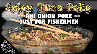 Make A Spicy Ahi Poke Recipe From Fresh Catch [upl. by Anead]