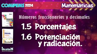 Matemáticas  Tema 15 y 16  IkniuM COMIPEMS 2024 [upl. by Ainosal]