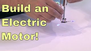 DIY  Build a Simple Electric Motor [upl. by Nelie]