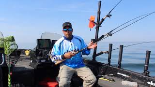 Okuma Trolling Rod and Reel for Walleyes [upl. by Aihsekin]