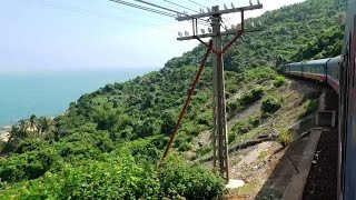 See Vietnam’s Stunning Coastline by Train  Hue to Da Nang  4K [upl. by Benedick]