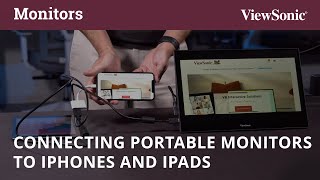 Connecting Portable Monitors to iPhones and iPads [upl. by Skrap389]