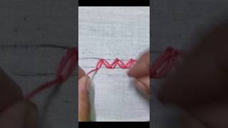 easy embroidery stitch tutorial easy viralvideo [upl. by Nytsirt52]