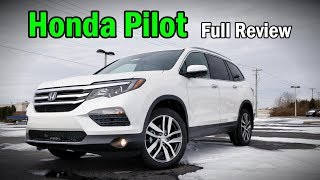 2018 Honda Pilot FULL REVIEW  Elite Touring EXL EX amp LX [upl. by Fadas856]