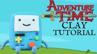 Making BMO From Adventure Time Using Polymer Clay  Tutorial [upl. by Negah]