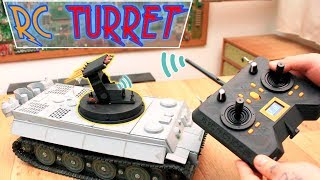 3D printed servo turret with fireworks [upl. by Lynelle]