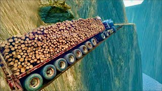 Extreme Dangerous Logging Fails Truck Driving Operator Heavy Idiots Climbing Truck Chainsaw Skills [upl. by Rodney]