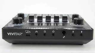 Vivitar Audio Mixer Multiple Sound Pads amp Effects for Vlogging Setup Tutorial and How to Use [upl. by Nykal]