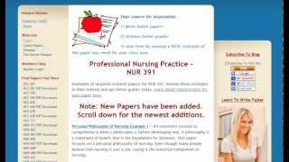 NUR 391  Professional Nursing Practice [upl. by Mathews795]