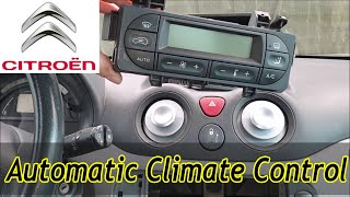 Citroen C3 How To Disassembly Automatic Climate Control [upl. by Janerich]