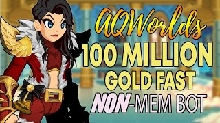 AQW  FASTEST Way To Farm 100 MILLION GOLD for NONMEMBER NO PET  Grimoire 38 PRO [upl. by Emmy]