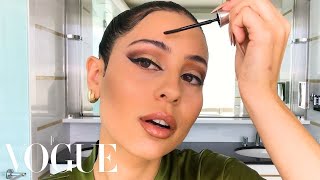 Euphoria’s Alexa Demie Shares Her ’90s Glam Tutorial  Beauty Secrets  Vogue [upl. by Broeker]