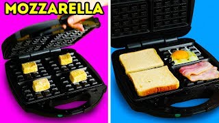 10 SURPRISING FOODS YOU CAN MAKE IN YOUR WAFFLE MAKER [upl. by Derrick847]