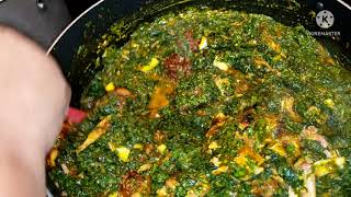 AFANG SOUP HOW TO COOK AFANG SOUP OKAZI SOUP [upl. by Ader]