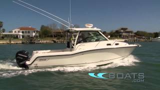 2012 Boston Whaler 315 Conquest Boat Review  Performance Test [upl. by Ronnica732]