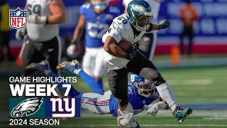 Philadelphia Eagles vs New York Giants Game Highlights  NFL 2024 Season Week 7 [upl. by Ordep]