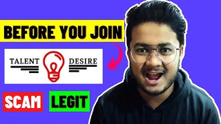 TALENT DESIRE TYPING JOB REAL OR FAKE COMPLETE REVIEW [upl. by Eiramnerual]