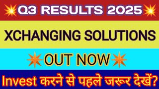 Xchanging Solutions Q3 Results 🔴 Xchanging Solutions Results 🔴 Xchanging Solutions Share Latest News [upl. by Berrie]