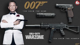 James Bond 007 Loadout in COD Warzone The Ultimate Spy Loadout [upl. by Leinadnhoj]