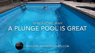 10 reasons why a Plunge Pool is great  Swimmingpools by allthegoodiescom [upl. by Aisenet]