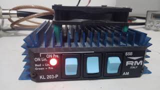 KL 203P low drive mobile Linear Amplifier SSBam [upl. by Reiner61]