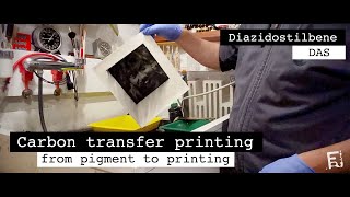 Carbon transfer printing from pigment to printing [upl. by Brnaba488]