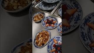 redfruits yogurt granola amp poachedeggs veggies hollandaise breakfast tasting chefbossuet [upl. by Almond]