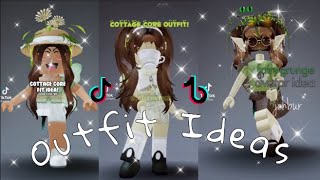 Cottage Core Roblox Outfit Ideas TikTok Compilation 🍃 [upl. by Draned341]