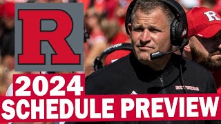 Rutgers 2024 Schedule Breakdown [upl. by Bove768]