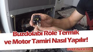 Buzdolabı Motor Arızası Tamiri Buzdolabı Röle Değişimi ve Tamiri  Ariston Röle Arızası [upl. by Lattie22]