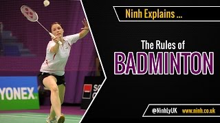 The Rules of Badminton  EXPLAINED [upl. by Mikey]