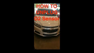 20132015 Chevy Malibu O2 Sensor upstream connector removal [upl. by Aerona305]