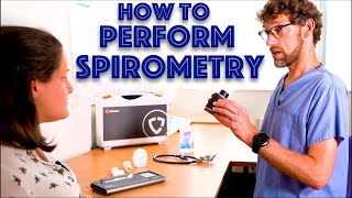 How To Perform Spirometry Examination For Accurate Lung Function Testing  Clinical Skills  Dr Gill [upl. by Anowahs]