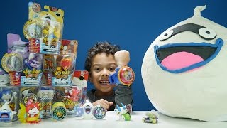 GIANT YOKAI Watch WHISPER PlayDoh Surprise Egg  Medal Moments  MORE [upl. by Noakes248]