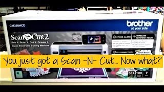 Brother Scan N Cut Getting Started Beginner Basics 1 [upl. by Norford]