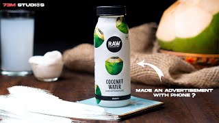 Explore the Tempting Taste of RAW Pressery Coconut Water  Advertisement Shoot  by 73MStudios [upl. by Mosora]