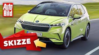 Skoda ElektroKompakter 2022  Bringt Skoda einen ID3Ableger  Skizze [upl. by Farrel]