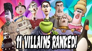 Jambareeqi Ranks EVERY Aardman Villain [upl. by Lamonica]