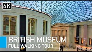 Virtual Tour of British Museum London UK  Walking Inside British Museum [upl. by Aloise]