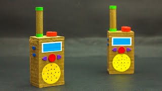 School Science Projects  Walkie Talkie Model [upl. by Beaston580]