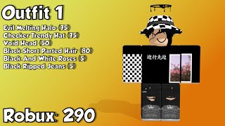 10 Awesome ROBLOX Outfits Under 300 Robux [upl. by Jonme]