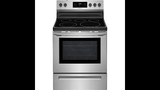 Frigidaire Electric Stove and Oven  How to operate it for new users [upl. by Nwahser352]