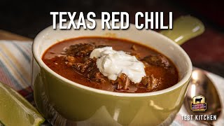 How to Make Texas Red Chili  Beef Chili Recipe [upl. by Oznarol]