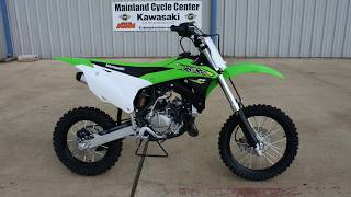 4349 2018 Kawasaki KX85 Overview and Review [upl. by Brawley66]