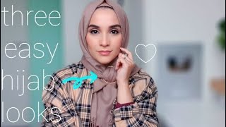 3 WAYS TO STYLE YOUR HIJAB WITH A BANGLE [upl. by Elisabetta216]