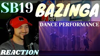 SB19  BAZINGA DANCE REHERSAL  DANCE PERFORMANCE REACTION [upl. by Bierman]