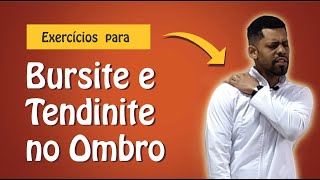 Exercícios para Dor no Ombro  Bursite e tendinite [upl. by Akimaj]