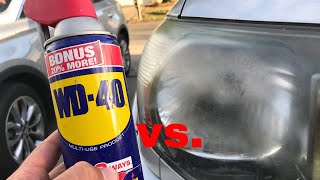 The TRUTH about WD 40 vs Headlights [upl. by Ja]