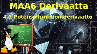 MAA6 41 Potenssifunktion derivaatta [upl. by Ecirtaed]