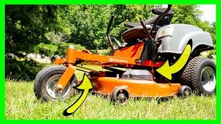 DIY Level Your Riding Lawnmower Deck and Adjust the [upl. by Spenser]